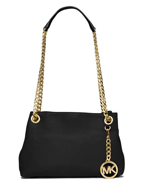 michael kors jet set chain bag black